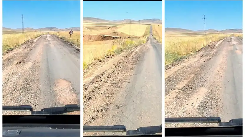 Kayseri'de yol isyanı: Köyümüze gelecekler çekiniyor!