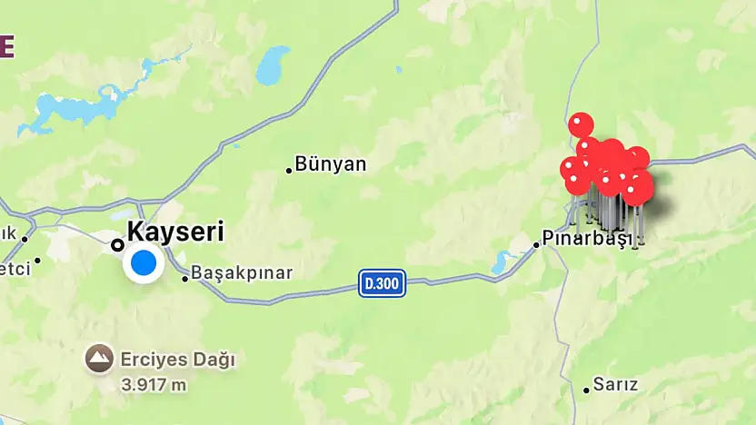 Kayseri sabaha kadar sallandı! 56 deprem oldu