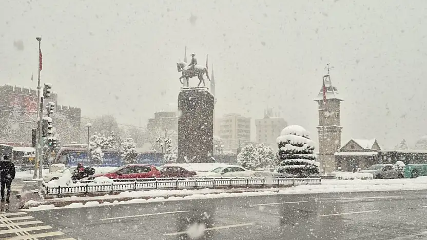 Kayseri'ye Meteoroloji'den kritik uyarı! Yoğun kar yağışı geliyor