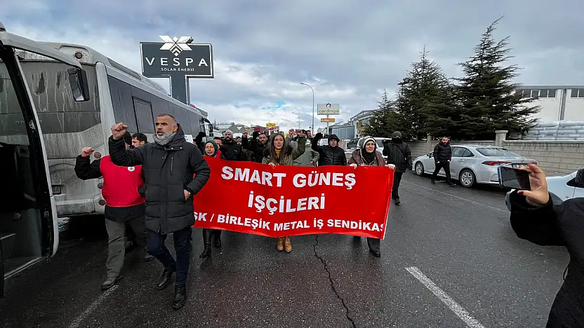 Kocaeli'nde greve çıkan işçiler Kayseri'de ses yükseltti!