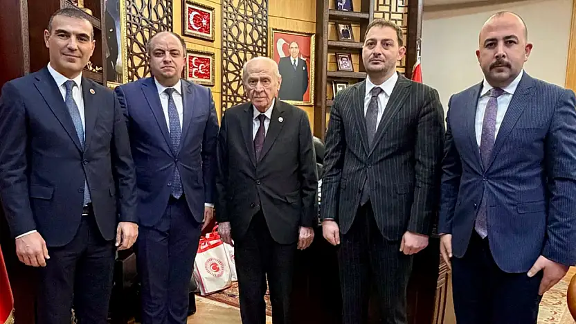 MHP Kayseri heyeti, Lider Bahçeli'ye bakın neleri anlattı!