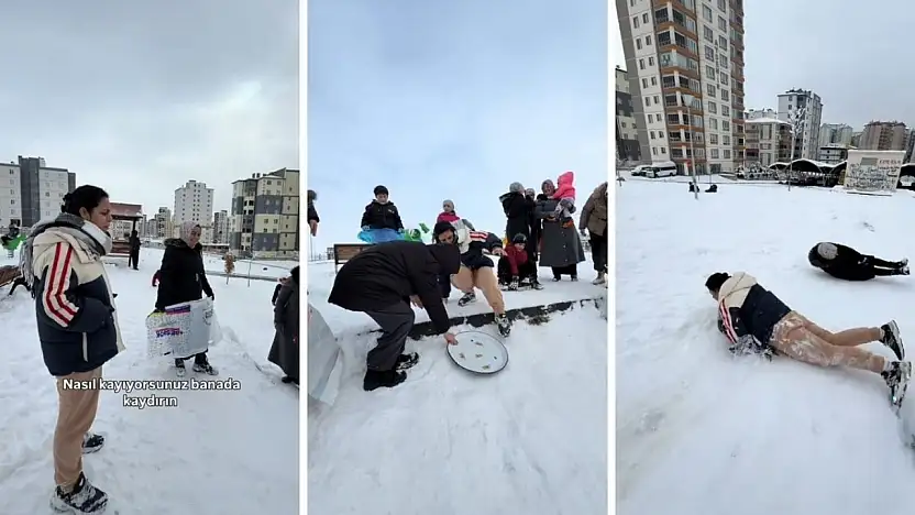 Sosyal medya fenomeni Kayseri'ye geldi! 'Tepsi' ile kaydı