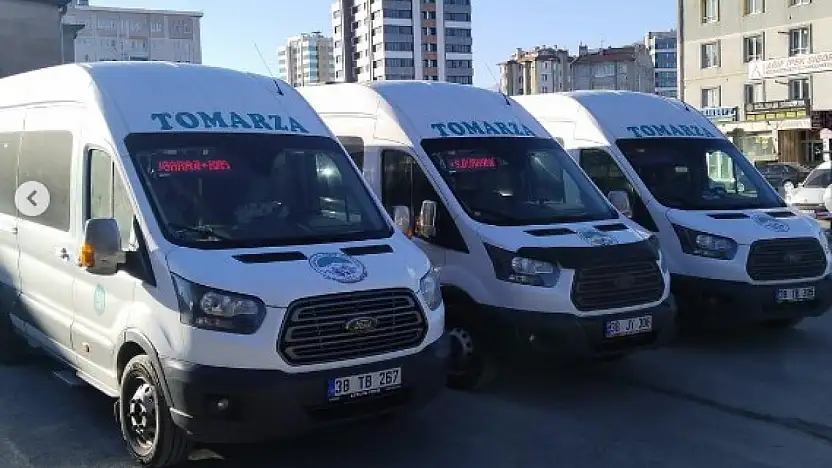 Tomarza'da planlı ulaşım dönemi başladı
