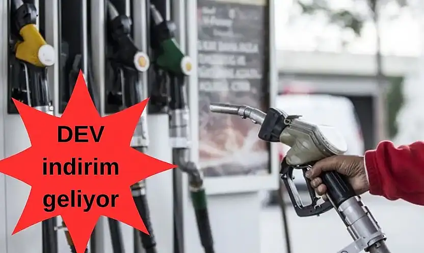 Akaryakıta dev indirim geliyor