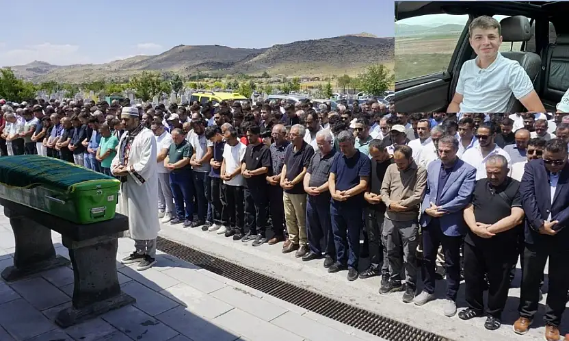 Antalya'da hayatını kaybeden genç için Kayseri'de hüzünlü veda