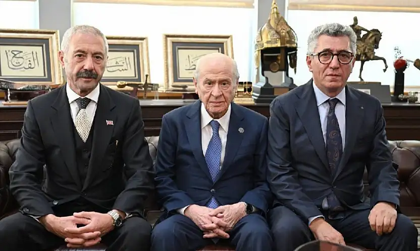 Bahçeli'nin makamında tarihi buluşma! Sarallar ve Şahinler bir araya geldi