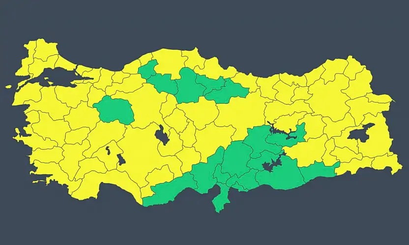 Bakanlık'tan Kayseri dahil 63 ile uyarı!