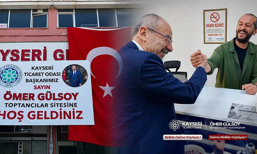 Başkan Gülsoy'u böyle karşıladılar