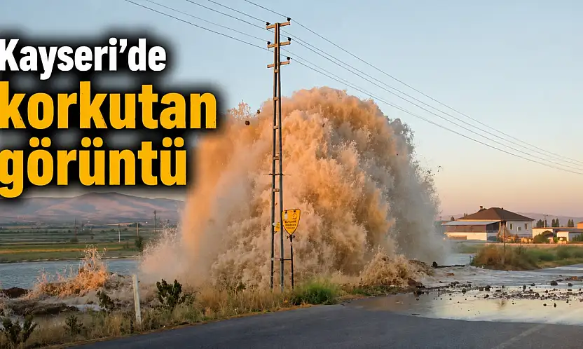 Bu görüntü Kayseri'de kaydedildi! Gören bir daha baktı