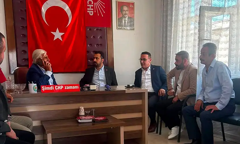 CHP Kayseri yönetimi Sarız'a çıkarma yaptı! Belediye Başkanına ulaşılamıyor