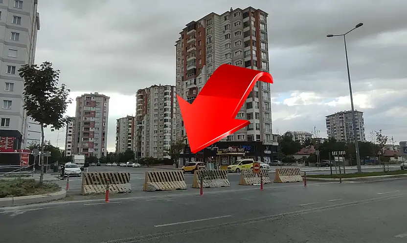 Dikkat! Kayseri'de o yollar bir bir kapatılıyor, beton bariyerler konuluyor