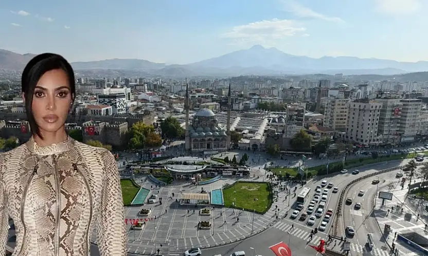 Dünyaca ünlü Kim Kardashian'ın dikkat çeken Kayseri bağlantısı!
