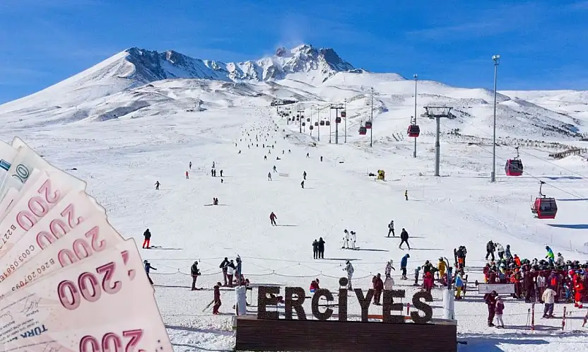 Erciyes Kayak Merkezi'ne zam geldi! Yeni bilet fiyatları belli oldu