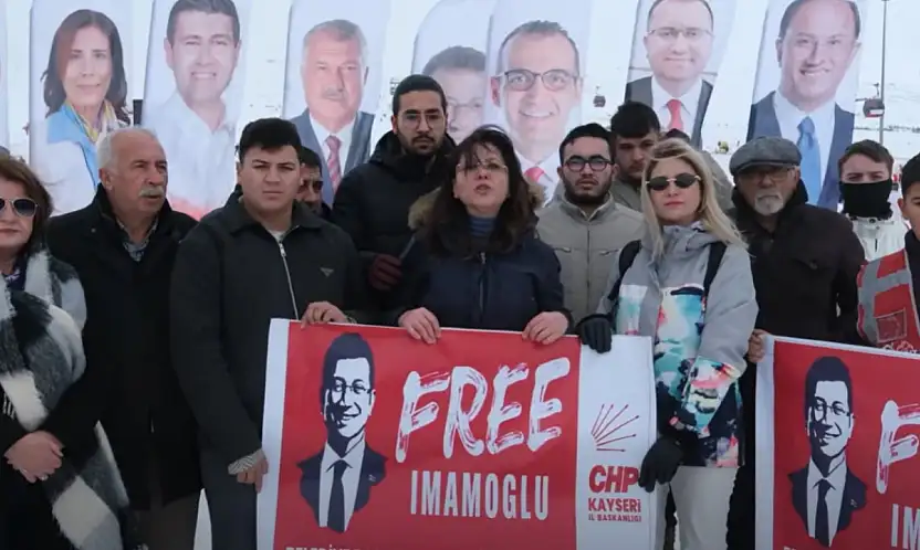 Erciyes'te Ekrem İmamoğlu afişi açtılar!