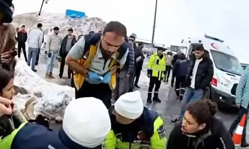 Erciyes'te korku dolu anlar! Ekipler harekete geçti