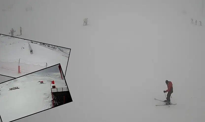 Erciyes'te 'Kuvvetli rüzgar' alarmı! Kapalı olan yerler tek tek duyuruldu