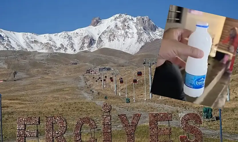 Erciyes'te şaşırtan görüntü: Yıllardır su içtiğimiz çeşmelerden ne akıyor?