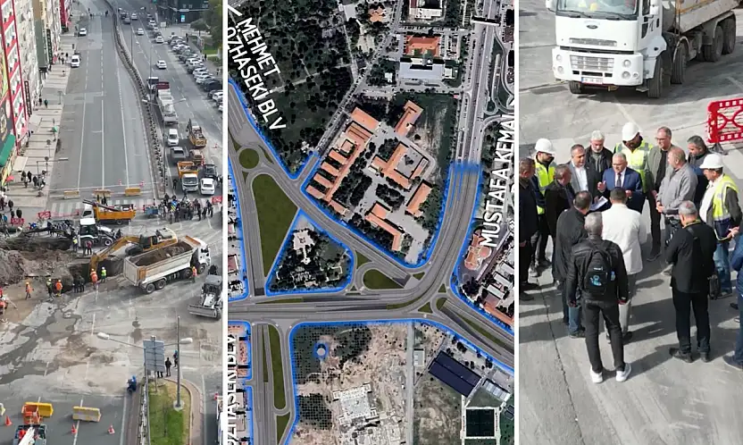Flaş! Kayserililer dikkat: Kartal Kavşağı inşaatı deplase ile başladı…