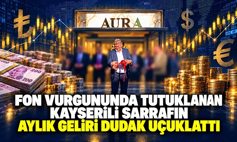 Fon Vurgununda tutuklanan Kayserili Sarrafın aylık geliri dudak uçuklattı