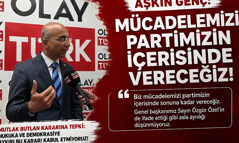 Genç: Mücadelemizi partimizin içerisinde vereceğiz!