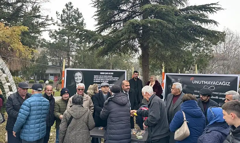 Genç yaşta vefat eden Başkanlar için Talas'ta lokma dağıtıldı