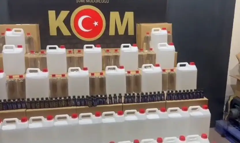 Halk sağlığını tehdit eden 91 bin litre sahte ürün ele geçirildi