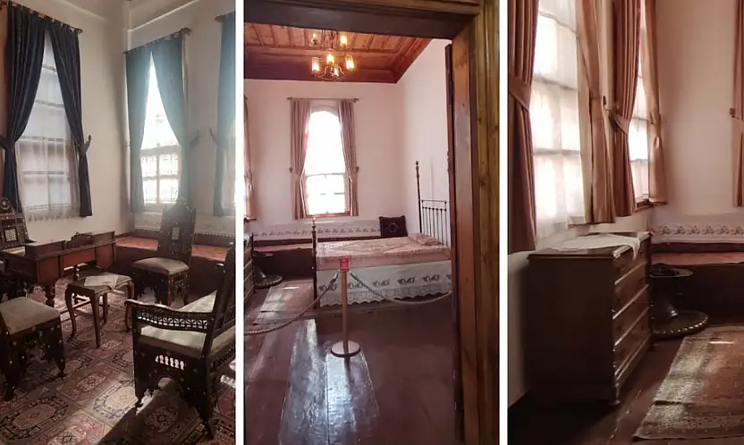 İşte Atatürk'ün Kayseri'deki yatağı ve çalışma masası!