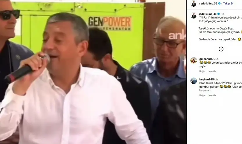 İYİ Partili Sedat Kılınç neden Özgür Özel'i paylaştı?