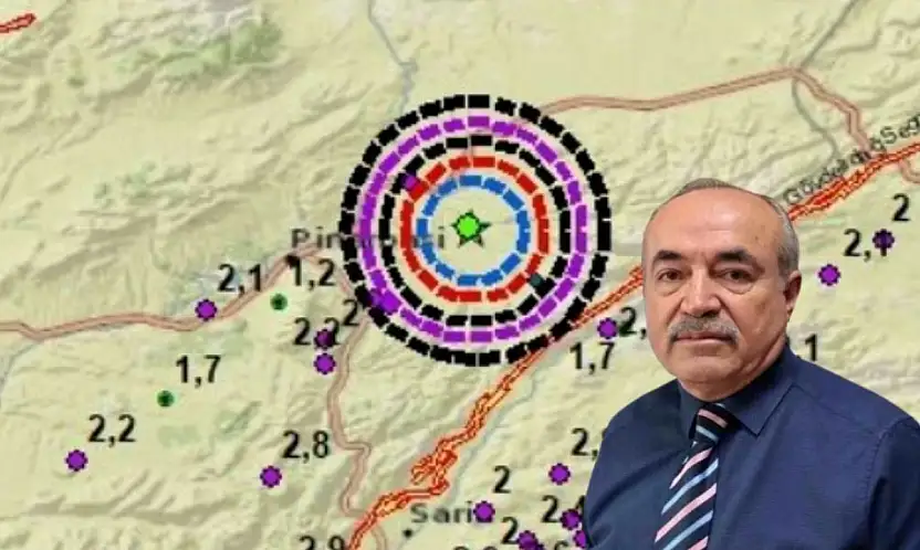 Jeoloji Mühendisi Evsen: Kayseri'de 5.5 büyüklüğüne kadar deprem olabilir