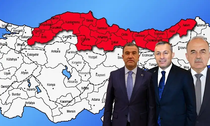 Karadeniz'de Kayseri rüzgarı! 3 şehri Kayserililer yönetiyor