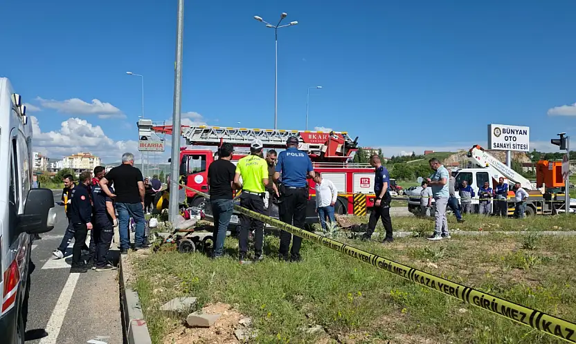 Kayseri Bünyan'da kaza! 2 ölü, 4 yaralı