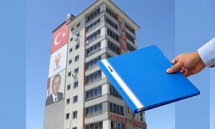 Kayseri'de AK Parti İl Başkanına verilen dosyada ne olduğu ortaya çıktı