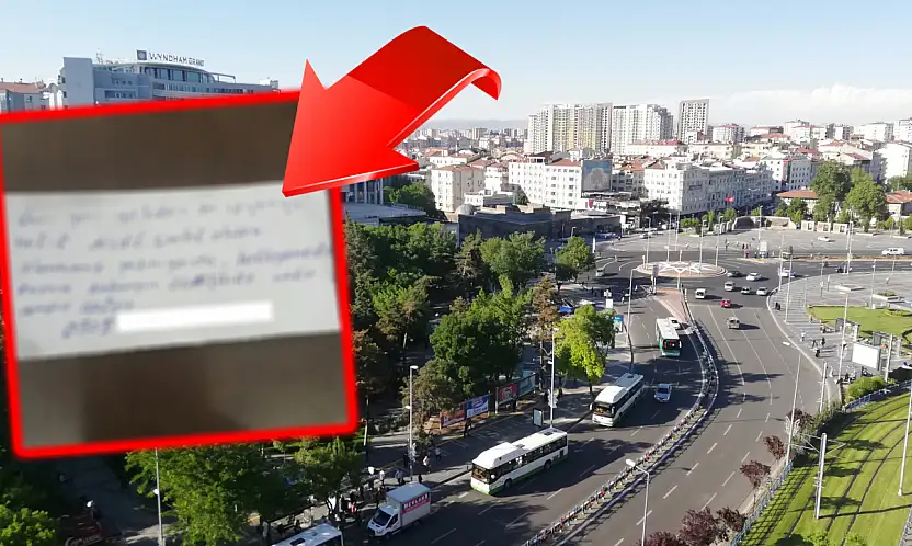 Kayseri'de eski Müdürün aracına çarpıp, gidenlerin bıraktığı not dikkat çekti!