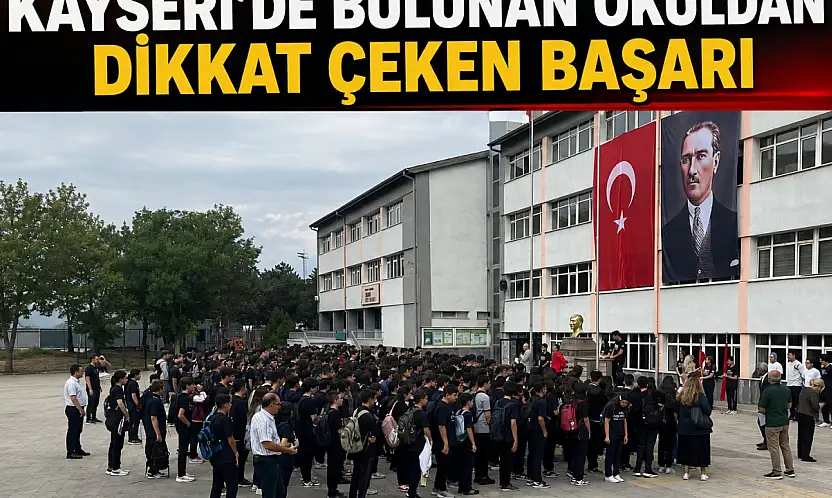 Kayseri'de bulunan tarihi okul YKS'ye damgasını vurdu!