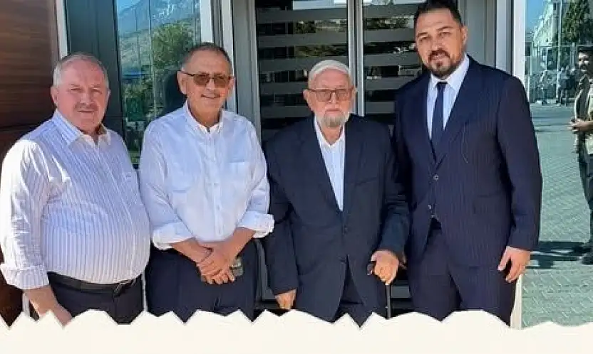 Kayseri'de dikkat çeken buluşma! Nursaçan ile Özhaseki bir araya geldi