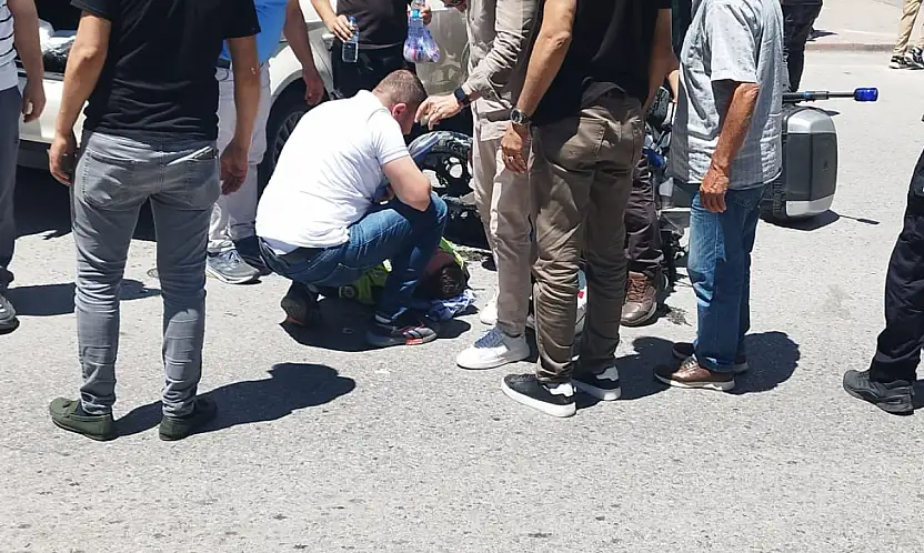 Kayseri'de gören oraya koştu! Polis memuru hastaneye kaldırıldı