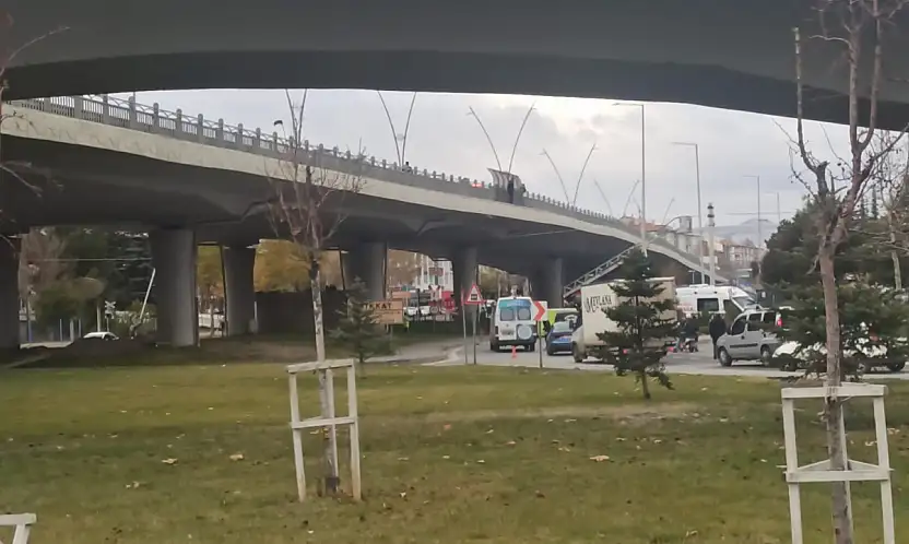 Kayseri'de hareketli dakikalar... Canına kıymak istedi