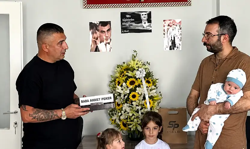 Kayseri'de ikinci 'Sedat Peker' bebek dünyaya geldi