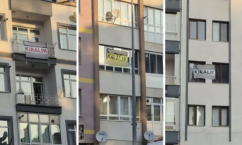 Kayseri'de işler tersine döndü! Kiralık ev çok, kiracı yok