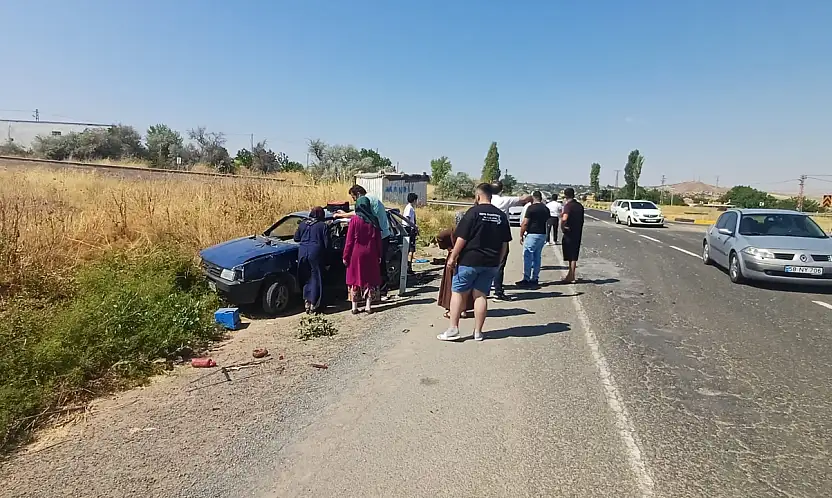 Kayseri'de kaza! Çevredekiler olay yerine koştu