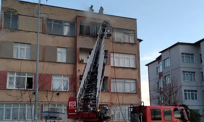 Kayseri'de korku dolu anlar! Yangın için ekipler seferber oldu
