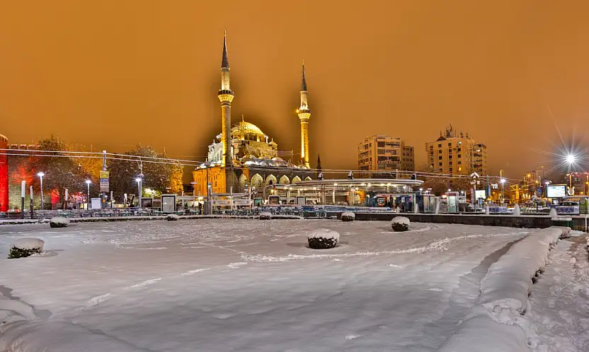 Kayseri'de okullara kar tatili...