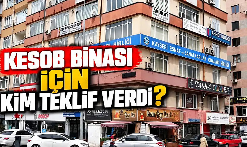 Kayseri'de satışa çıkarılan esnaf birliği binası satıldı mı! Alıcı çıktı mı?
