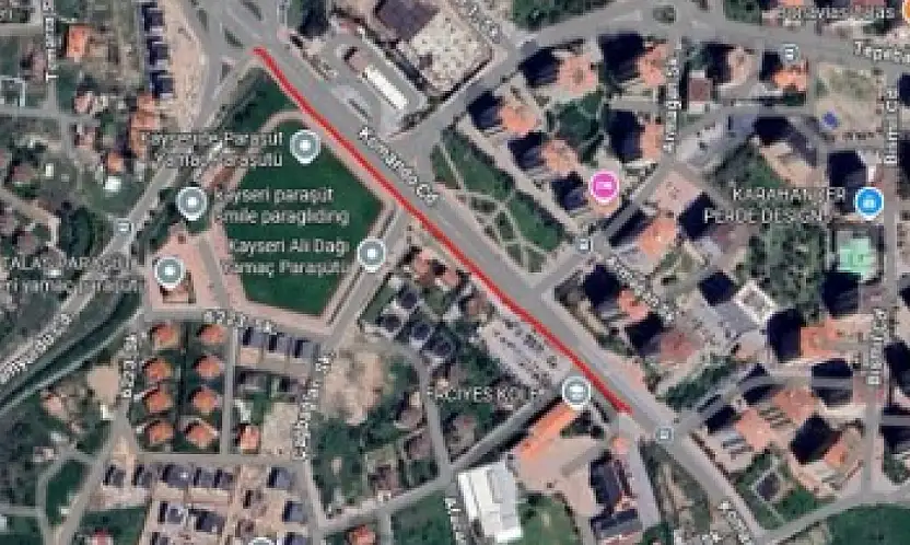 Kayseri'de sürücüler dikkat! O yol trafiğe kapatılacak