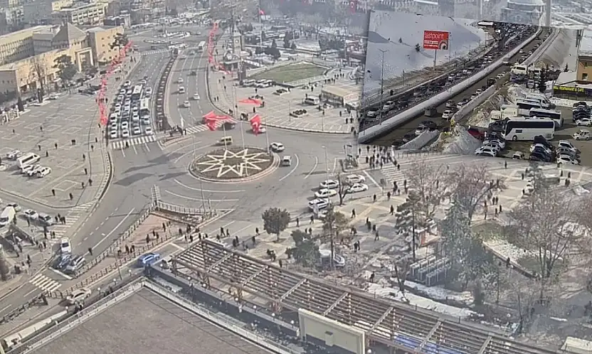 Kayseri'de yine aynı manzara! Yüzlerce araç kilometrelerce kuyruk oluşturdu