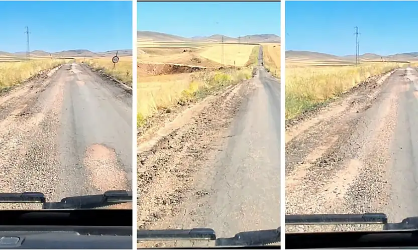 Kayseri'de yol isyanı: Köyümüze gelecekler çekiniyor!