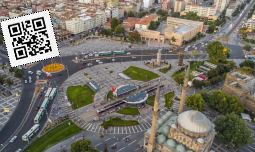 Kayseri'deki iş yerlerine asılan bu karekod ne işe yarıyor?