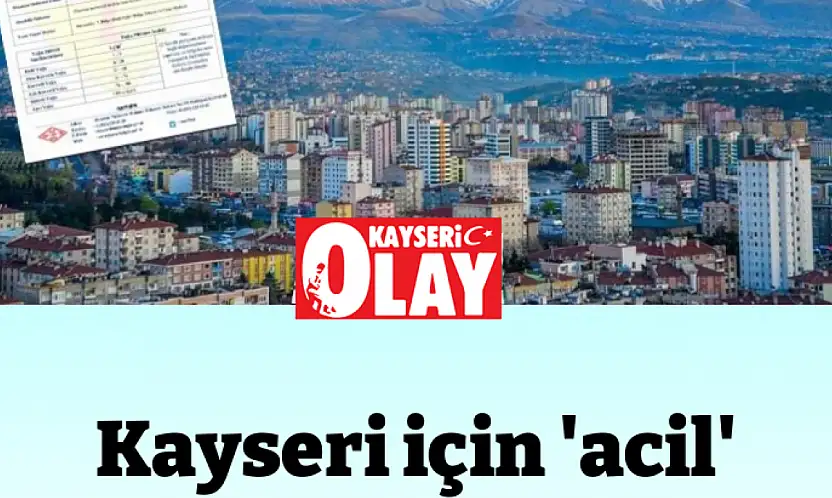 Kayseri için 'acil' kodlu uyarı!