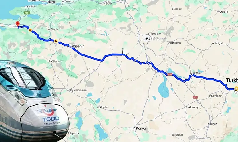 Kayseri Marmara'ya bağlanıyor! Bursa'ya 4 saat 15 dakikada gidilecek