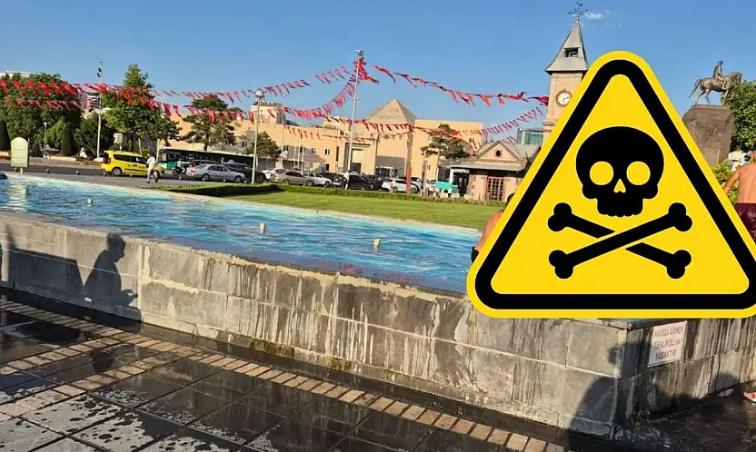 Kayseri meydanında çocukların tehlikeli oyunu! Yasağa aldırmadılar